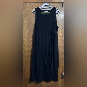 Maurices 1X Sleeveless Side Twist Ribbed Midi dress